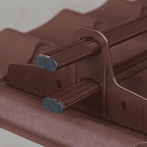 Снегозадержатель оцинкованный овальный 1м